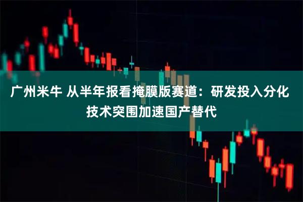 广州米牛 从半年报看掩膜版赛道:研发投入分化 技术突围加速国产替代
